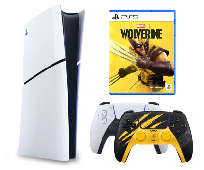 Konsola PlayStation Sony PlayStation 5 Slim + osłona + DualSense Wolverine + gra